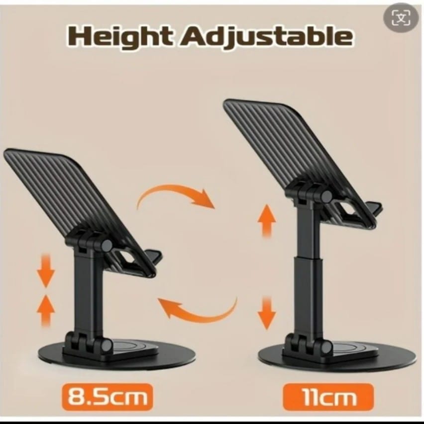 Tablet Mobile Phone Stand 360° Rotating Foldable For iPad Pad Desk Holder Bracket Cellphone Huawei Xiaomi Universal