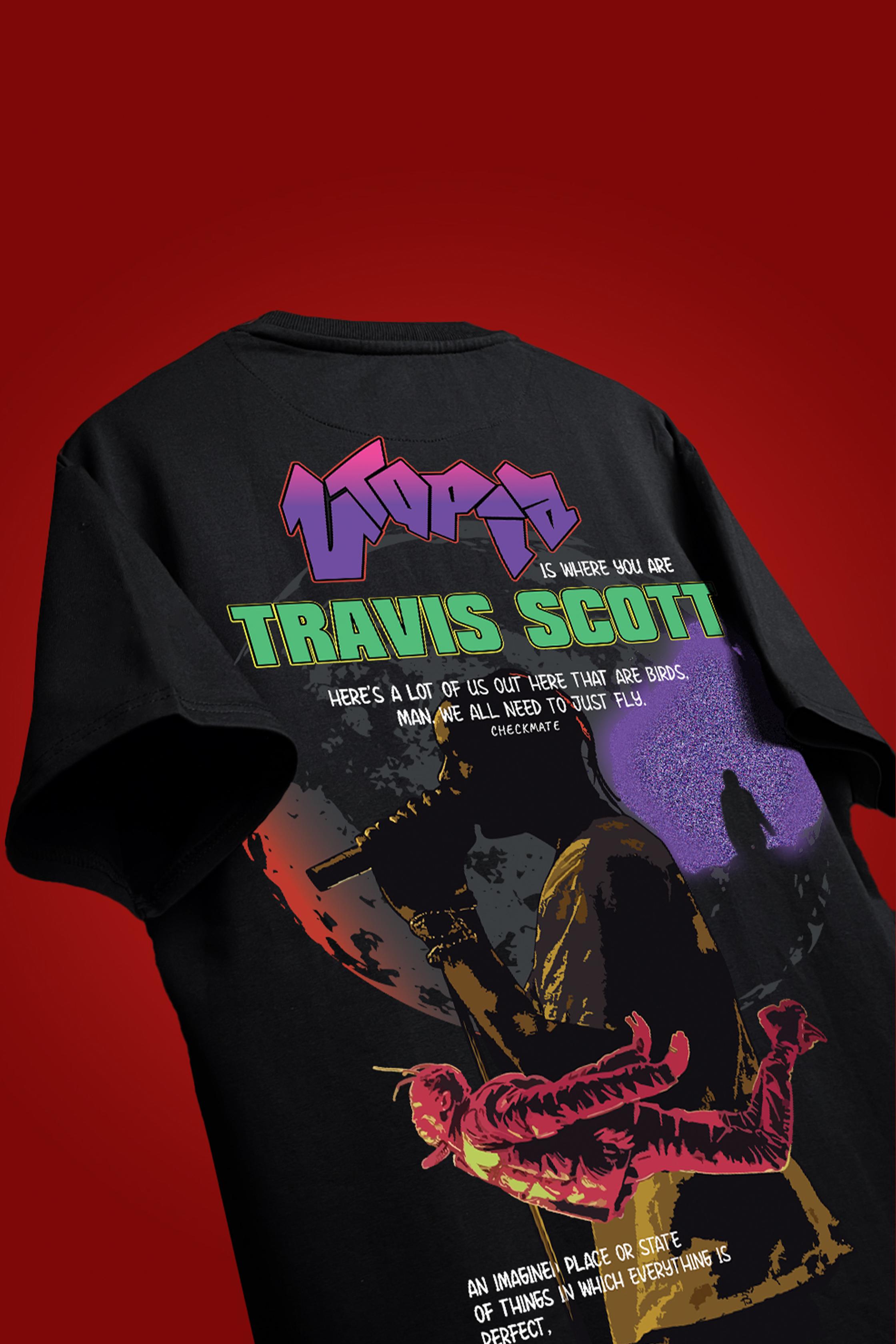 TRAVIS SCOTT: UTOPIA OVERSIZED T-SHIRT